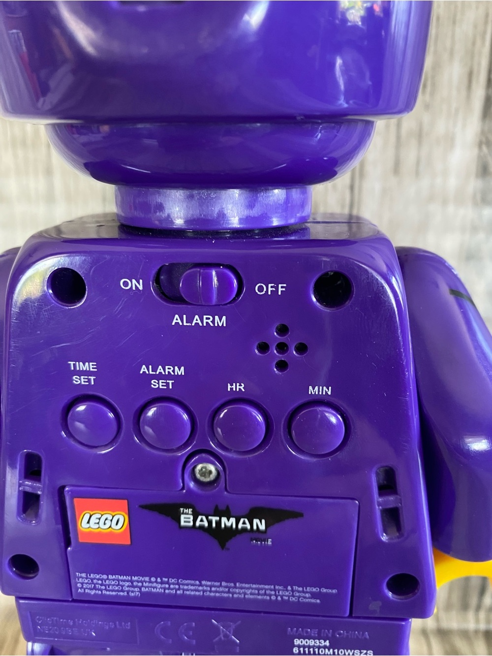 Lego Batman Movie Batgirl Mini-figure Adjustable Alarm Clock - Picture 5 of 5